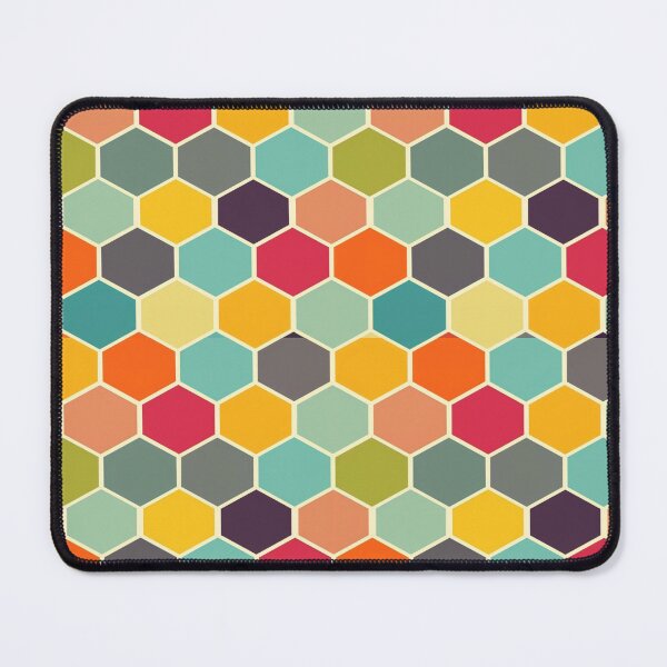 Item preview, Colorful Retro Hexagon designed and sold by NDaZone.