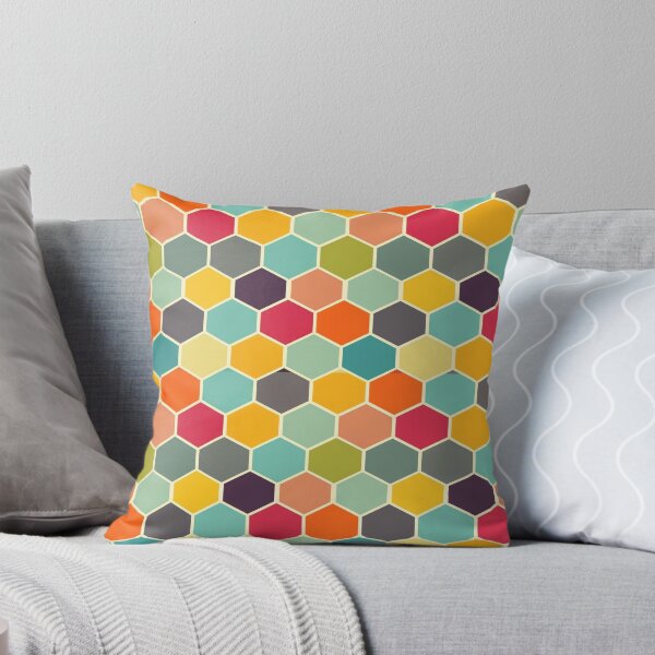 Item preview, Colorful Retro Hexagon designed and sold by NDaZone.
