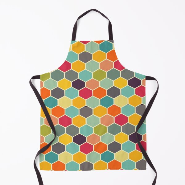 Item preview, Colorful Retro Hexagon designed and sold by NDaZone.