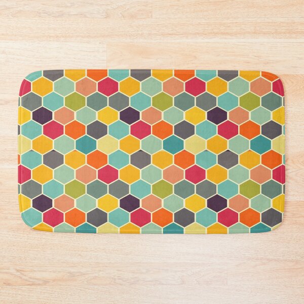 Item preview, Colorful Retro Hexagon designed and sold by NDaZone.