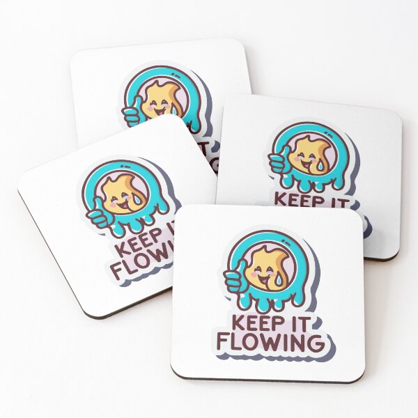 Item preview, Keep It Flowing - Cute Water Drop designed and sold by NiftyWrx.