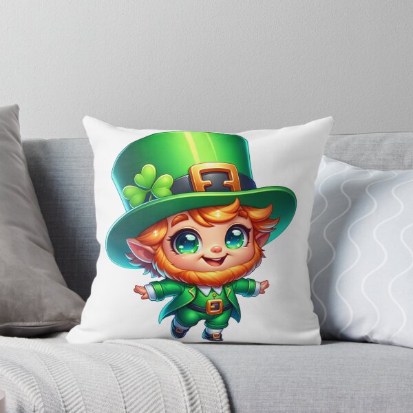 Item preview, Cute Good Luck Leprechaun designed and sold by PassionforLove.