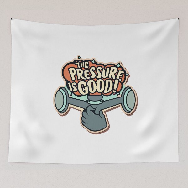 Item preview, Strong Flexing Tap - The Pressure is Good! Pop Art designed and sold by NiftyWrx.