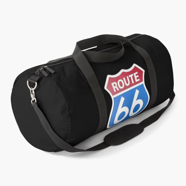 Item preview, road sign, route 66, blue and red designed and sold by Numbers-Art.