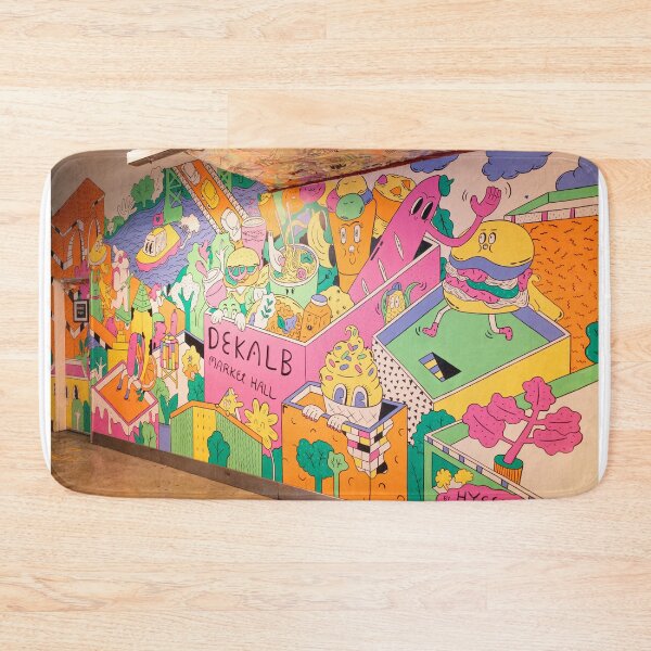 Item preview, Dekalb Market New York City Lunch Rush designed and sold by bayviewmedia.