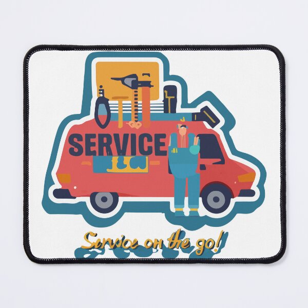Item preview, Service on the Go Plumbing Van designed and sold by NiftyWrx.