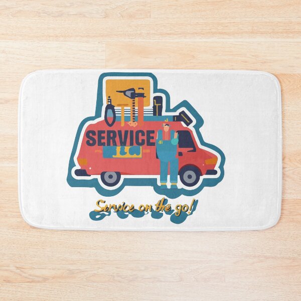Item preview, Service on the Go Plumbing Van designed and sold by NiftyWrx.