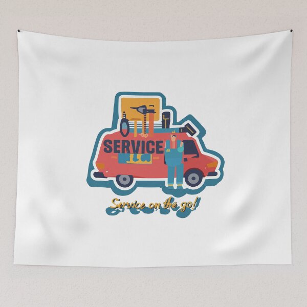 Item preview, Service on the Go Plumbing Van designed and sold by NiftyWrx.