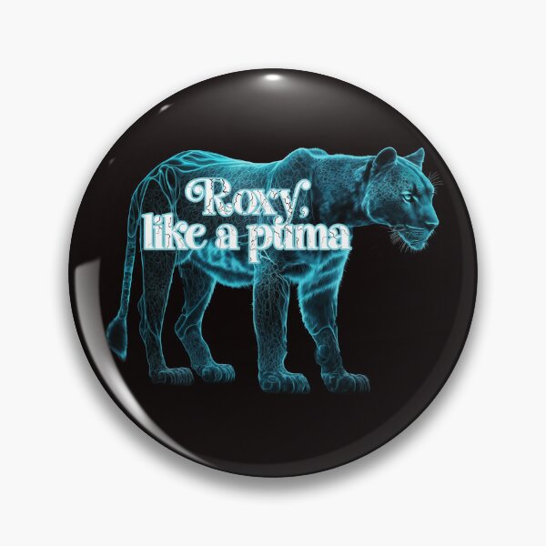 Item preview, Roxy, like a puma: Blue and black puma with lightening bolts. designed and sold by JoyOfHopeStore.