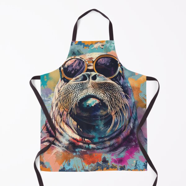 Item preview, Colorful/Colorful walrus with sunglasses 02 designed and sold by Batch-C91.