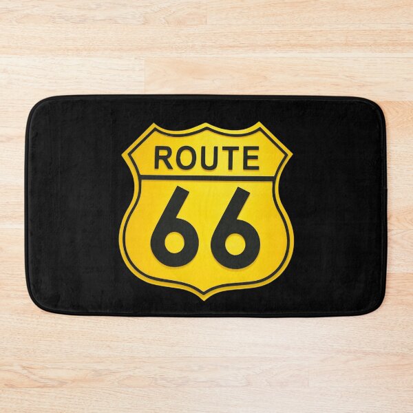 Item preview, yellow sign, route 66 designed and sold by Numbers-Art.