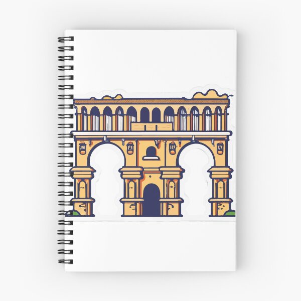 Item preview, Ancient Roman Aqueduct Line Art Illustration designed and sold by NiftyWrx.