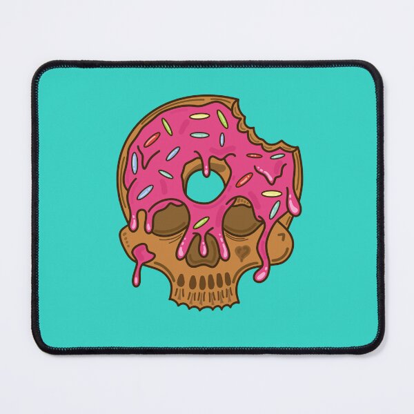 Item preview, Pink Donut Skull designed and sold by Alec Buchan.