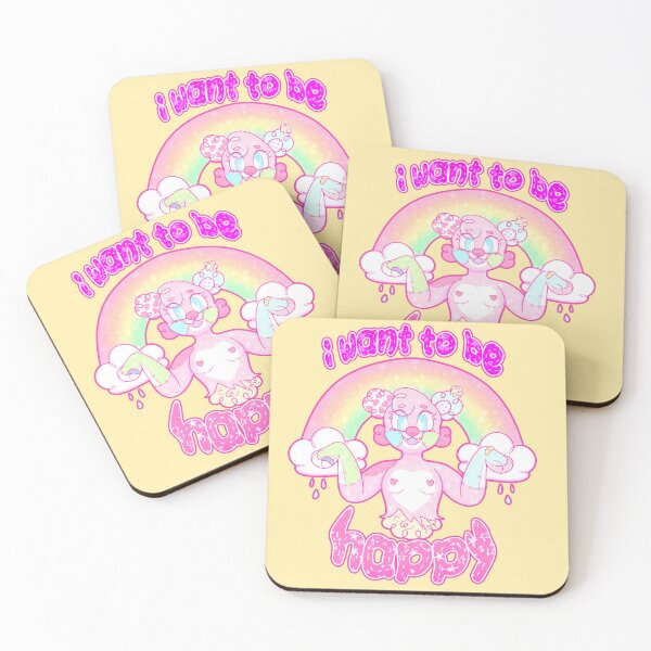 Item preview, I Want to Be Happy designed and sold by cremecowamel.