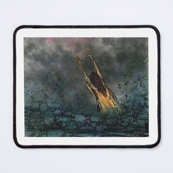 Item preview, Psalm 18:16  "Reaching down from on high, God took me." designed and sold by MeredithGouldArts.