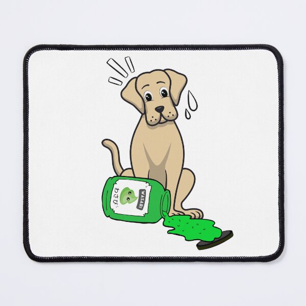 Item preview, Funny Big Dog Spilled Wasabi Sauce designed and sold by Pet Station.