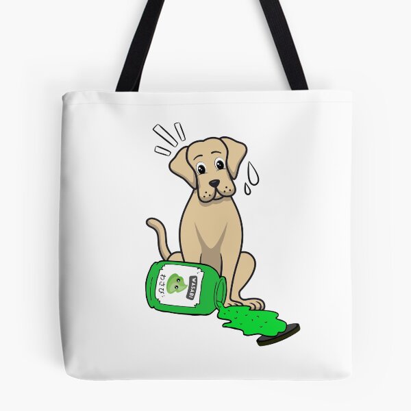 Item preview, Funny Big Dog Spilled Wasabi Sauce designed and sold by Pet Station.