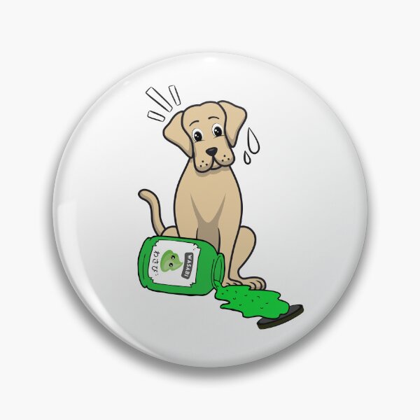 Item preview, Funny Big Dog Spilled Wasabi Sauce designed and sold by Pet Station.