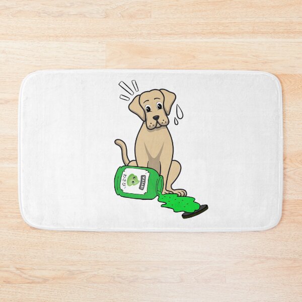 Item preview, Funny Big Dog Spilled Wasabi Sauce designed and sold by Pet Station.