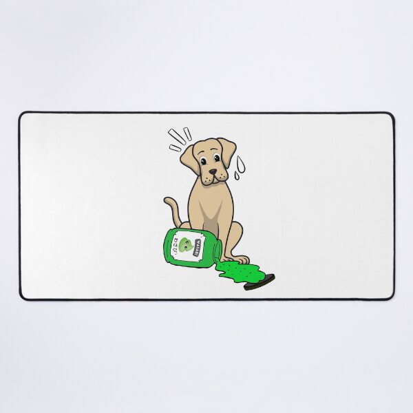 Item preview, Funny Big Dog Spilled Wasabi Sauce designed and sold by Pet Station.
