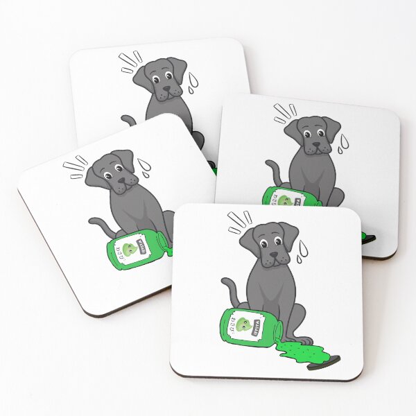 Item preview, Funny Big Dog Spilled Wasabi Sauce designed and sold by Pet Station.