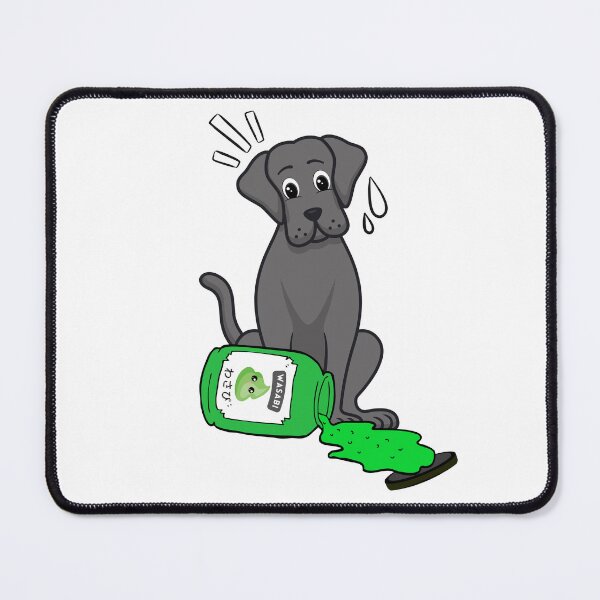 Item preview, Funny Big Dog Spilled Wasabi Sauce designed and sold by Pet Station.