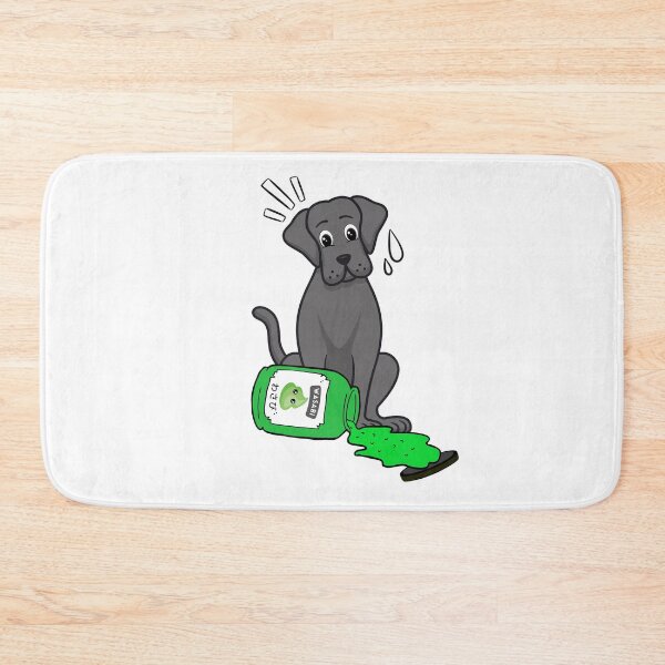 Item preview, Funny Big Dog Spilled Wasabi Sauce designed and sold by Pet Station.