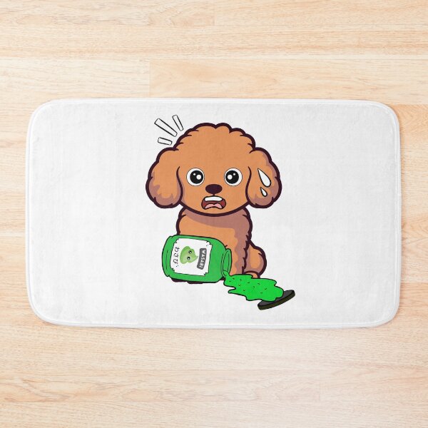 Item preview, Funny Brown Dog Spilled Wasabi Sauce designed and sold by Pet Station.