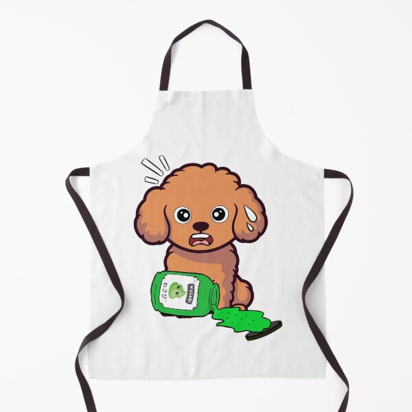 Item preview, Funny Brown Dog Spilled Wasabi Sauce designed and sold by Pet Station.