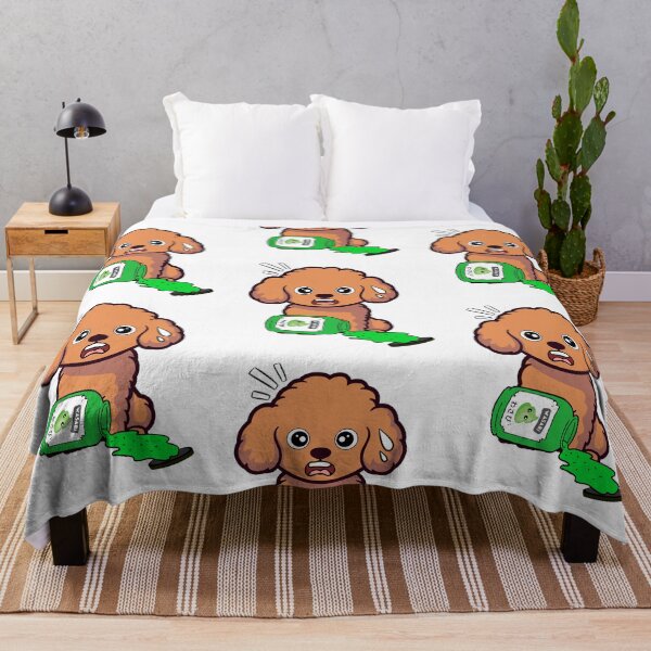 Item preview, Funny Brown Dog Spilled Wasabi Sauce designed and sold by Pet Station.
