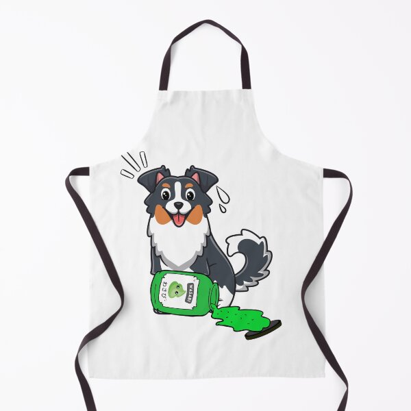 Item preview, Funny Collie Dog Spilled Wasabi Sauce designed and sold by Pet Station.
