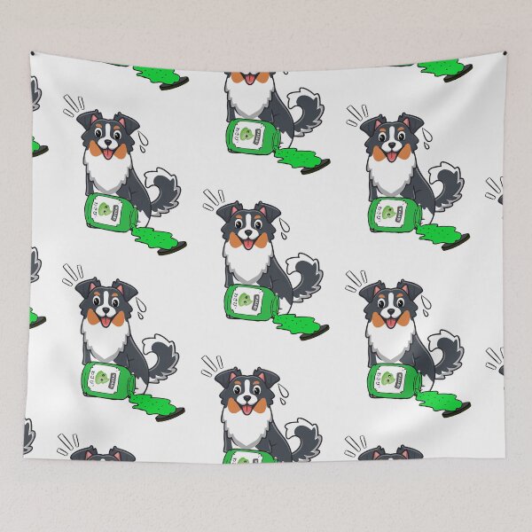 Item preview, Funny Collie  Dog Spilled Wasabi Sauce designed and sold by Pet Station.