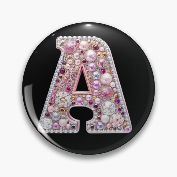 Item preview, Monogram A - Kawaii Gyaru y2k Bling Keitai Style designed and sold by bearslover.