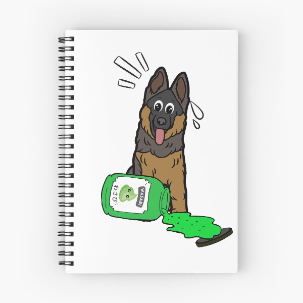 Item preview, Funny Guard Dog Spilled Wasabi Sauce designed and sold by Pet Station.