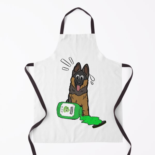 Item preview, Funny Guard Dog Spilled Wasabi Sauce designed and sold by Pet Station.