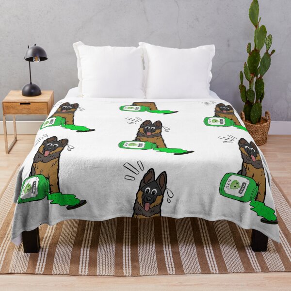 Item preview, Funny Guard Dog Spilled Wasabi Sauce designed and sold by Pet Station.