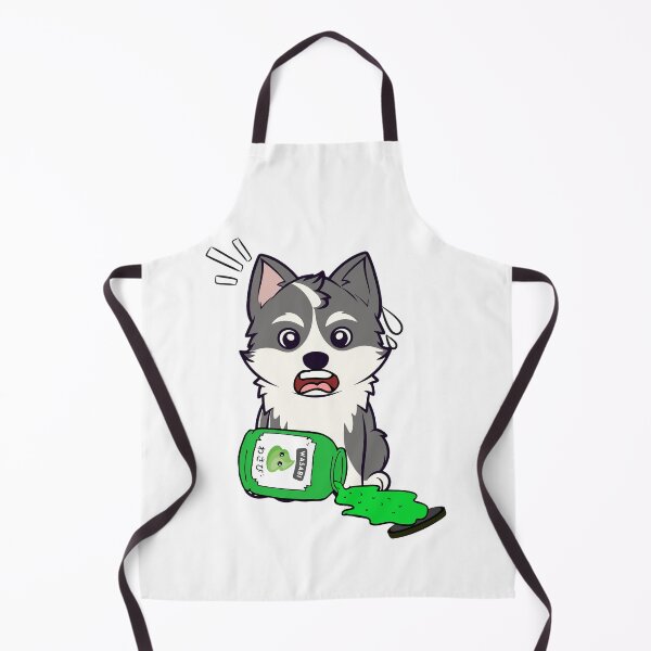Item preview, Funny Husky Dog Spilled Wasabi Sauce designed and sold by Pet Station.
