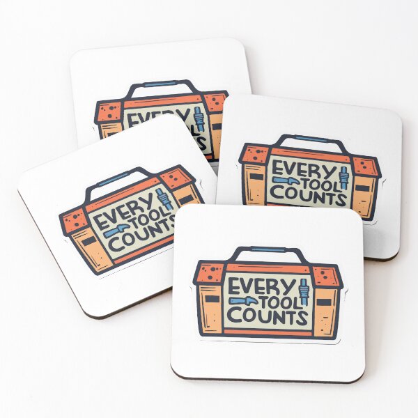Item preview, Every Tool Counts Plumber's Toolbox Doodle designed and sold by NiftyWrx.