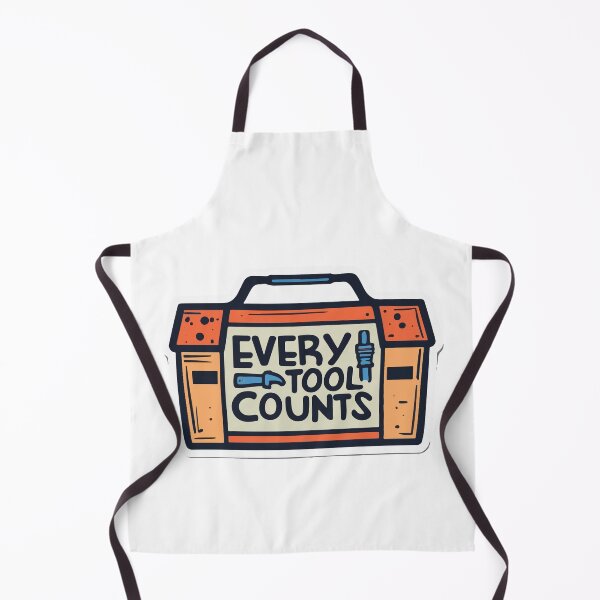 Item preview, Every Tool Counts Plumber's Toolbox Doodle designed and sold by NiftyWrx.