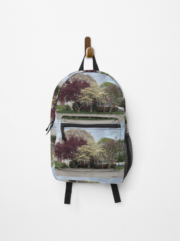 Thumbnail 1 of 3, Backpack, Spring trees designed and sold by Amanda1775.