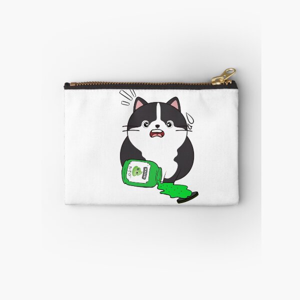 Item preview, Funny fat cat Spilled Wasabi Sauce designed and sold by Pet Station.