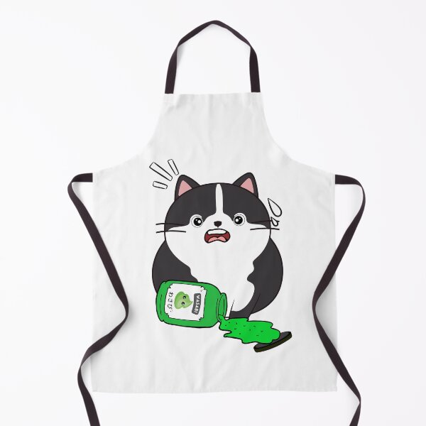 Item preview, Funny fat cat Spilled Wasabi Sauce designed and sold by Pet Station.