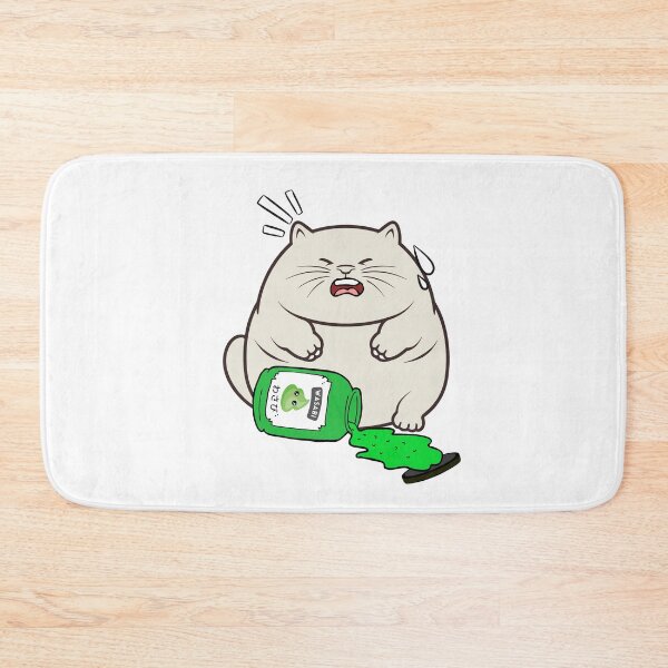 Item preview, Funny sumo cat Spilled Wasabi Sauce designed and sold by Pet Station.