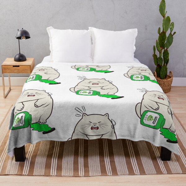 Item preview, Funny sumo cat Spilled Wasabi Sauce designed and sold by Pet Station.