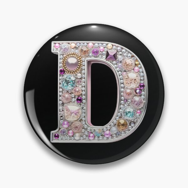 Item preview, Monogram D - Kawaii Gyaru y2k Bling Keitai Style designed and sold by bearslover.