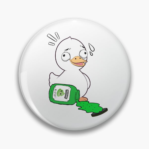 Item preview, Funny Big duck Spilled Wasabi Sauce designed and sold by Pet Station.
