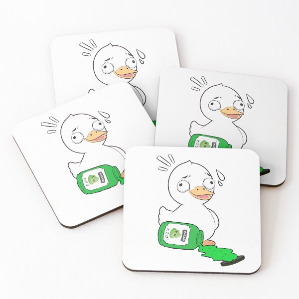 Item preview, Funny Big duck Spilled Wasabi Sauce designed and sold by Pet Station.
