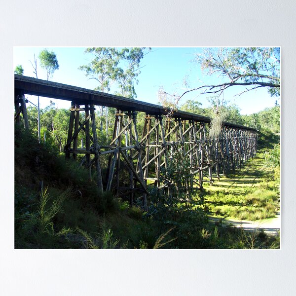 Item preview, Stony Creek Railway Trestle Bridge, Nowa Nowa, East Gippsland, Victoria designed and sold by Bev Pascoe.