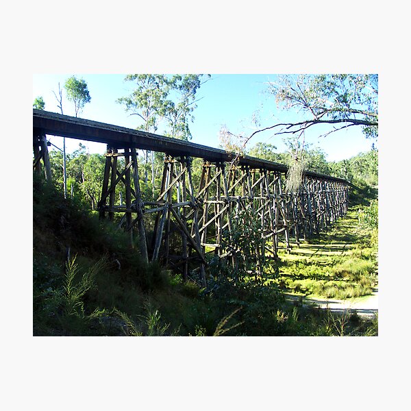 Item preview, Stony Creek Railway Trestle Bridge, Nowa Nowa, East Gippsland, Victoria designed and sold by Bev Pascoe.