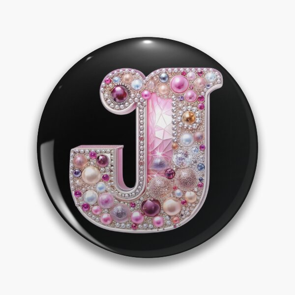 Item preview, Monogram J - Kawaii Gyaru y2k Bling Keitai Style designed and sold by bearslover.